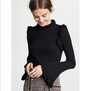 Line & Dot Revolve Jill Ribbed Sweater, XS